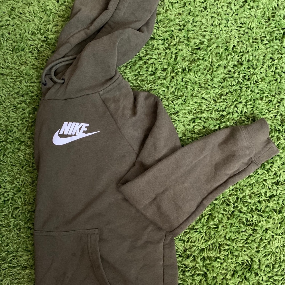 Nike Olive Green Hoodie